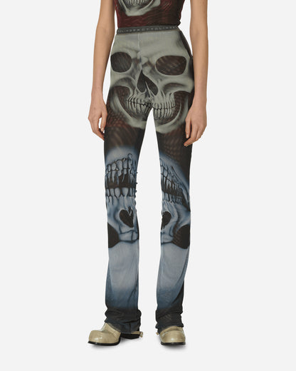 Ottolinger Wmns Mesh Pants Skull Print Pants Casual 100522 SKPRNT