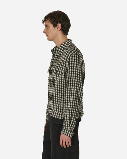 Our Legacy Coach Shirt Wyoming Check Crube Seersucker Shirts Longsleeve Shirt M2242MW 001