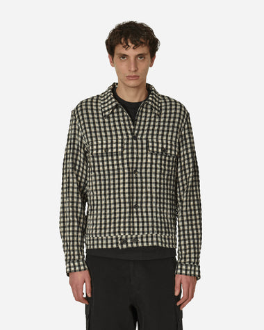 Our Legacy Coach Shirt Wyoming Check Crube Seersucker Shirts Longsleeve Shirt M2242MW 001