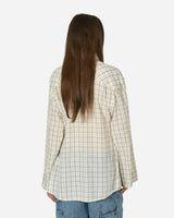 Our Legacy Wmns Daisy Shirt Light Mediterranean Check Shirts Longsleeve Shirt W2242DL 001