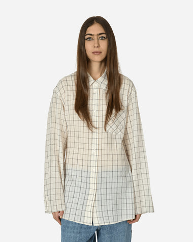 Our Legacy Wmns Daisy Shirt Light Mediterranean Check Shirts Longsleeve Shirt W2242DL 001