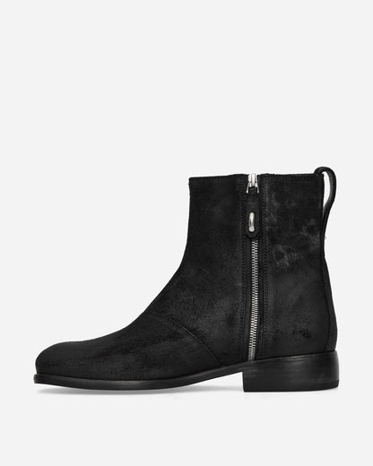 Our Legacy Michaelis Boot Waxy Black Suede Boots Biker Boots A4237MWB 1