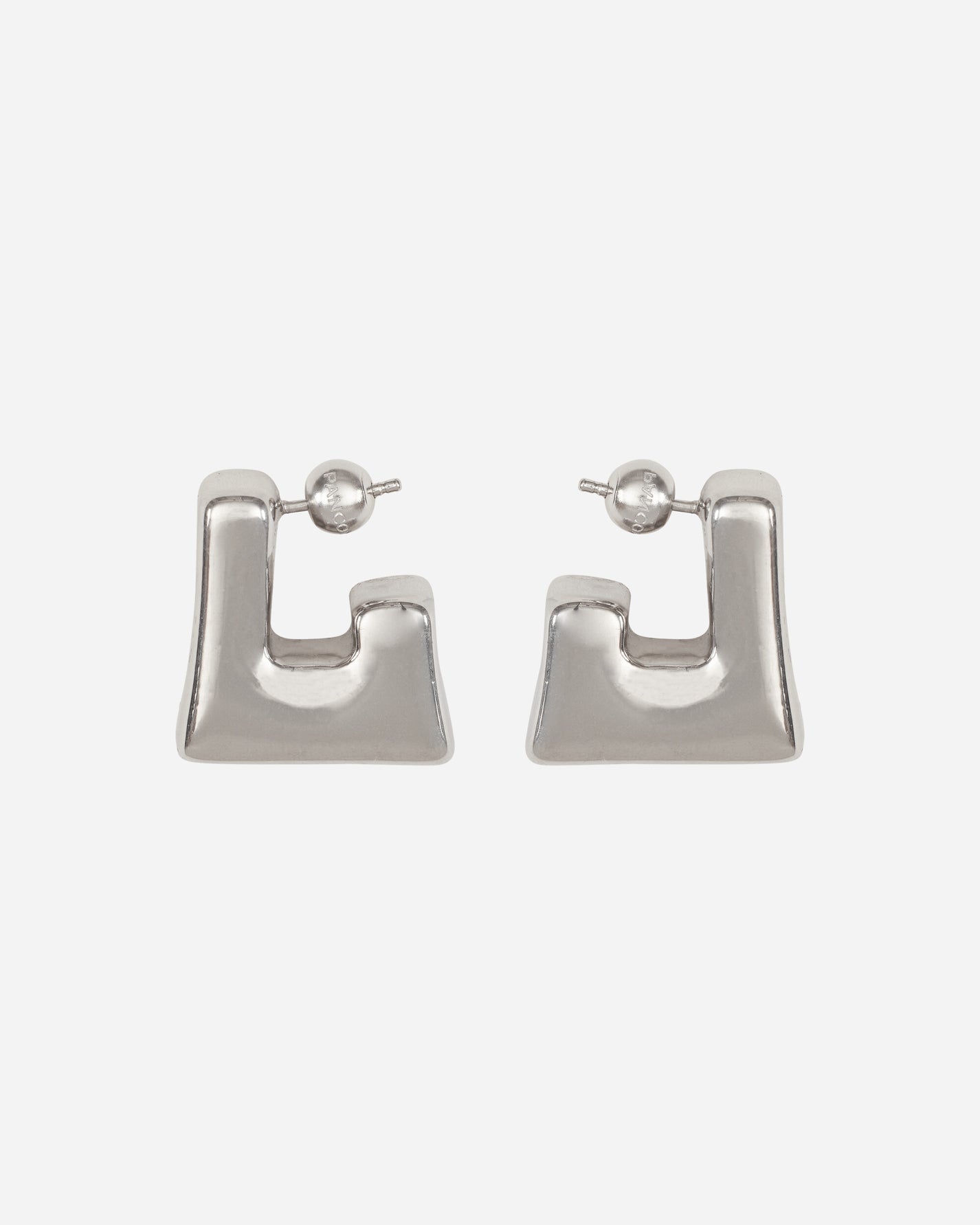 Panconesi Wmns Cubo Earrings Silver Jewellery Earrings EA037 P