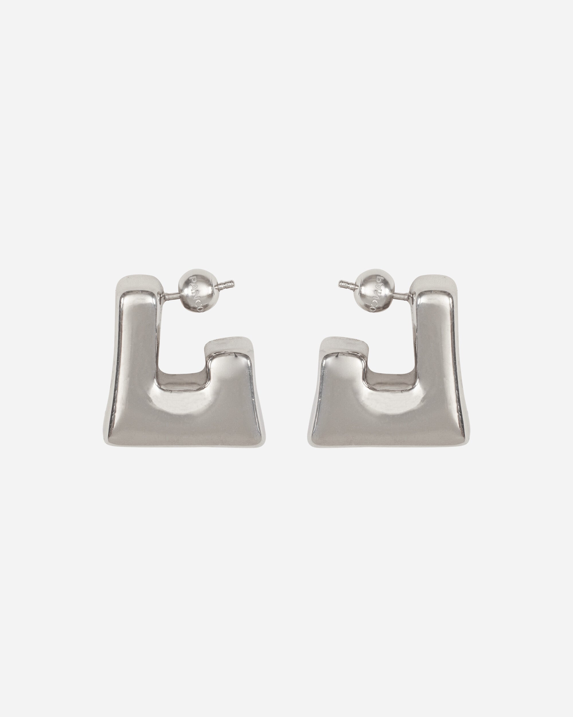 Panconesi Wmns Cubo Earrings Silver Jewellery Earrings EA037 P