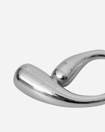 Panconesi P Carabiner Silver Small Accessories Keychains AC003 S