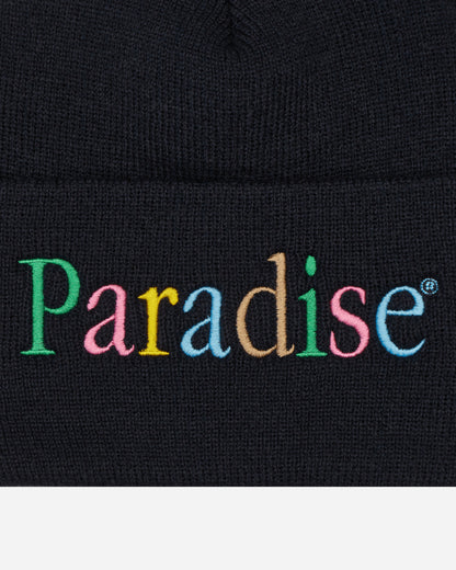 Paradis3 Colors Logo Cuff Beanie Black Hats Beanies PACOLORBEAN 001