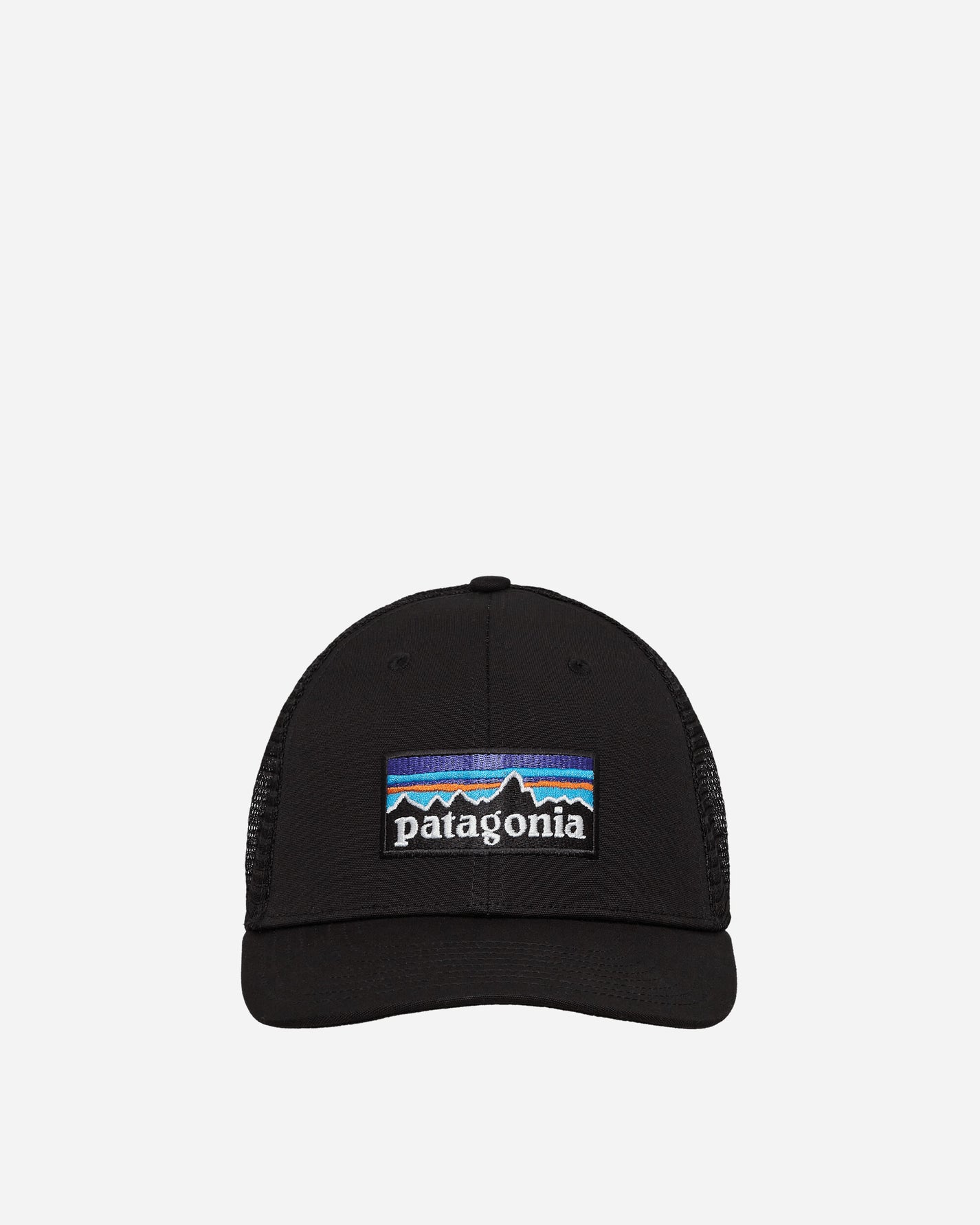 Patagonia P-6 Logo Trucker Hat Black Hats Caps 38289 BLK