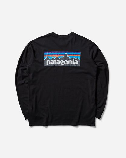 Patagonia M'S L/S P-6 Logo Responsibili-Tee Black T-Shirts Longsleeve 38518 BLK