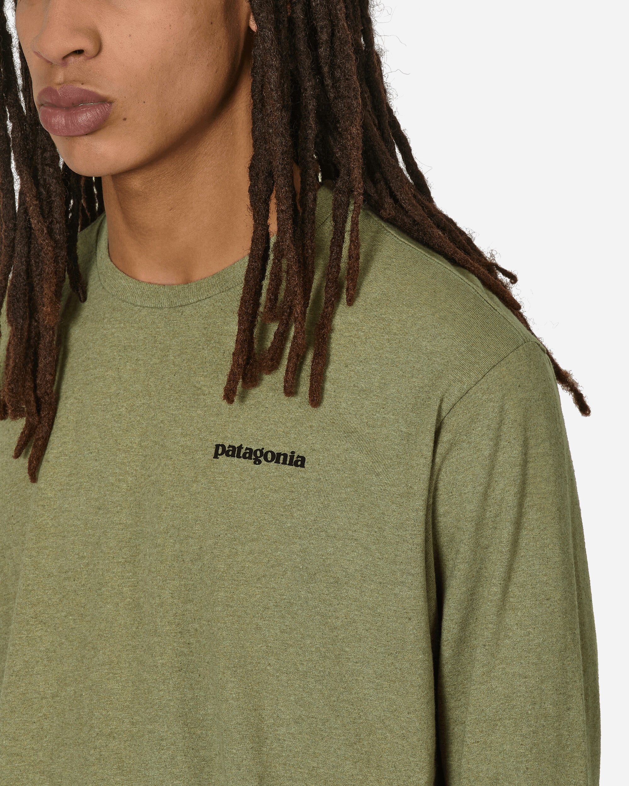 Patagonia M'S L/S P-6 Logo Responsibili-Tee Buckhorn Green T-Shirts Longsleeve 38518 BUGR