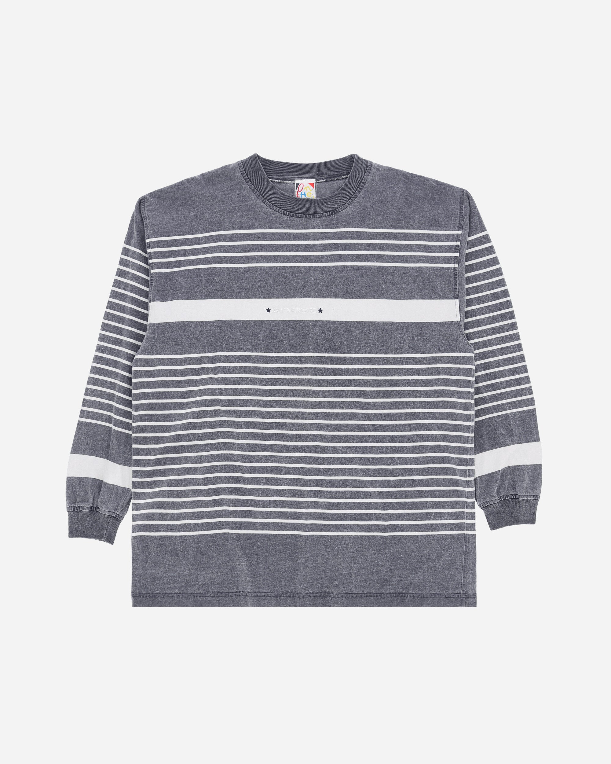 Pezze Vintage Long Sleeves Striped T-Shirt Grey T-Shirts Longsleeve 172421 1