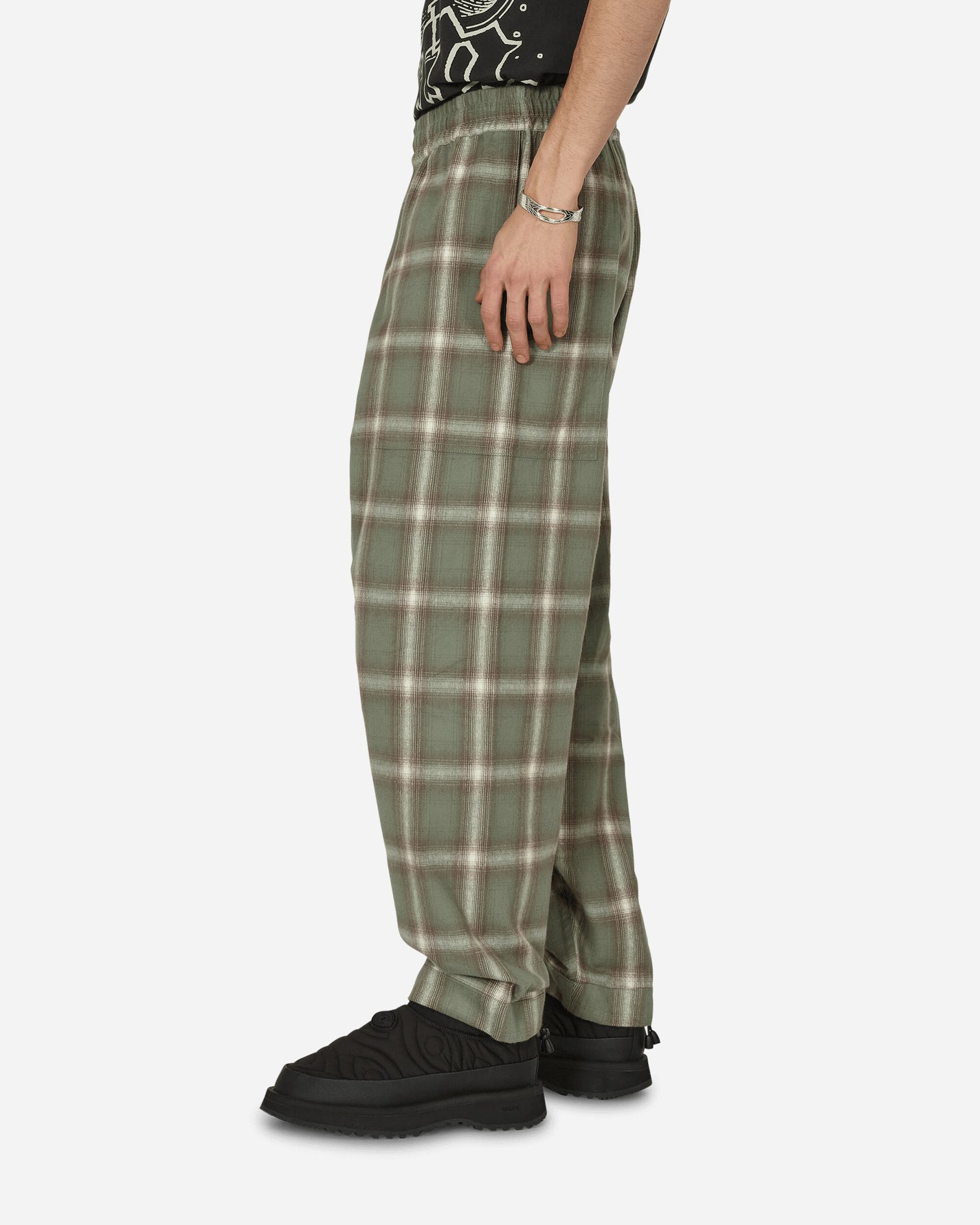 Phingerin Night Pants Nel Ombre Grey Plaid Pants Trousers PD-232-FBT-012 B