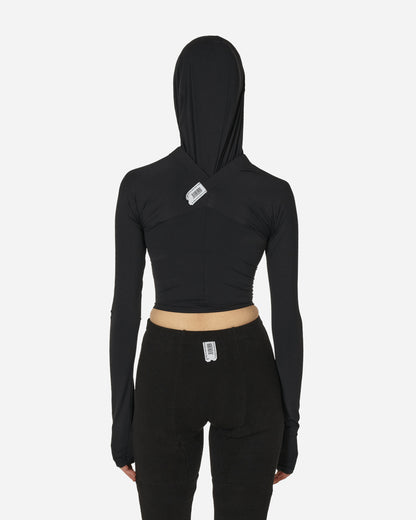 Prototypes Wmns Leggings Hoodie Black Sweatshirts Hoodies PT05TO62WWW BLACK