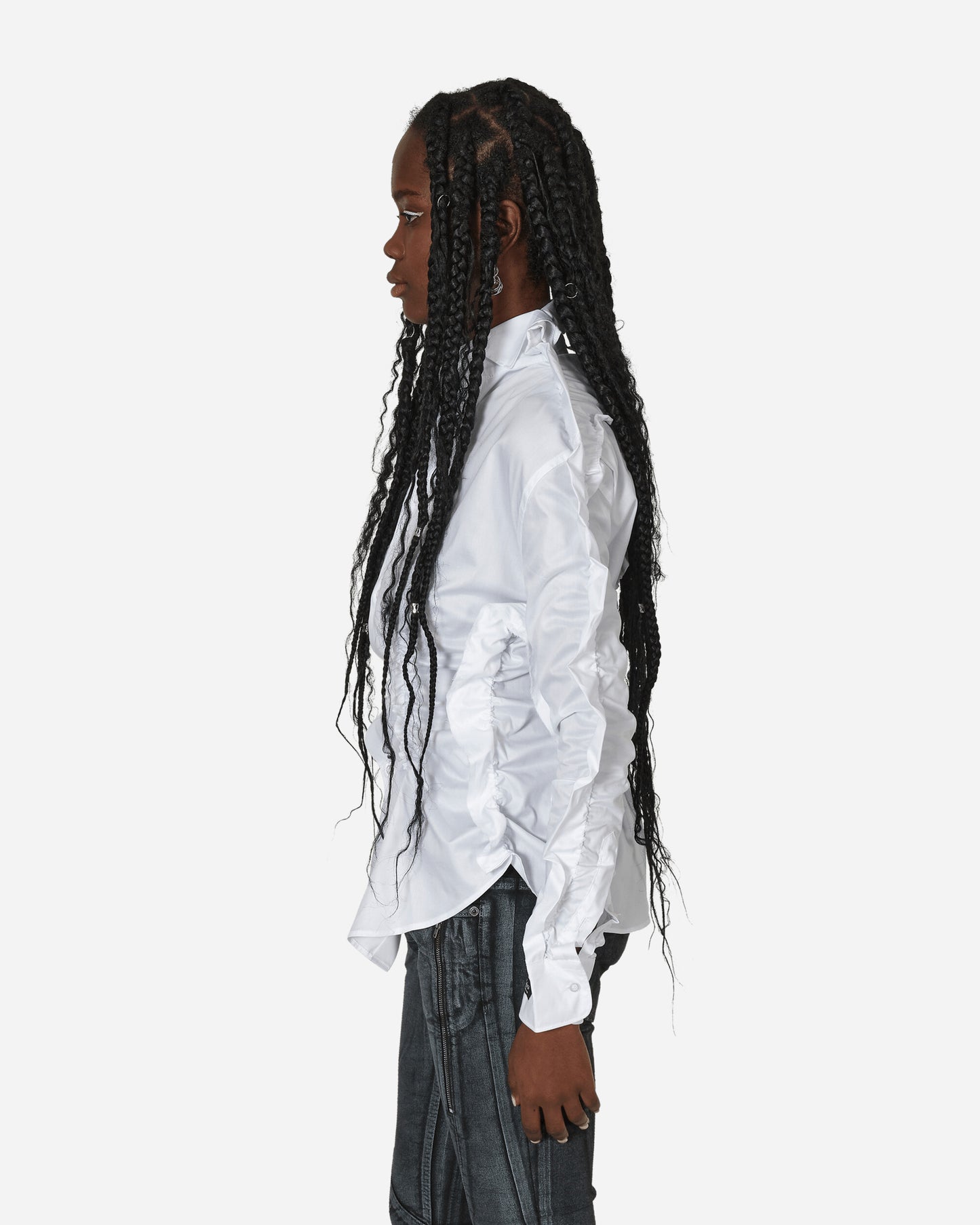 Prototypes Wmns Outline Shirt White  Shirts Longsleeve Shirt PT05SH12US WHITE 