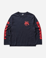 Public Possession Fonzo Longsleeve Navy Blue T-Shirts Longsleeve PPMODA24-114  1