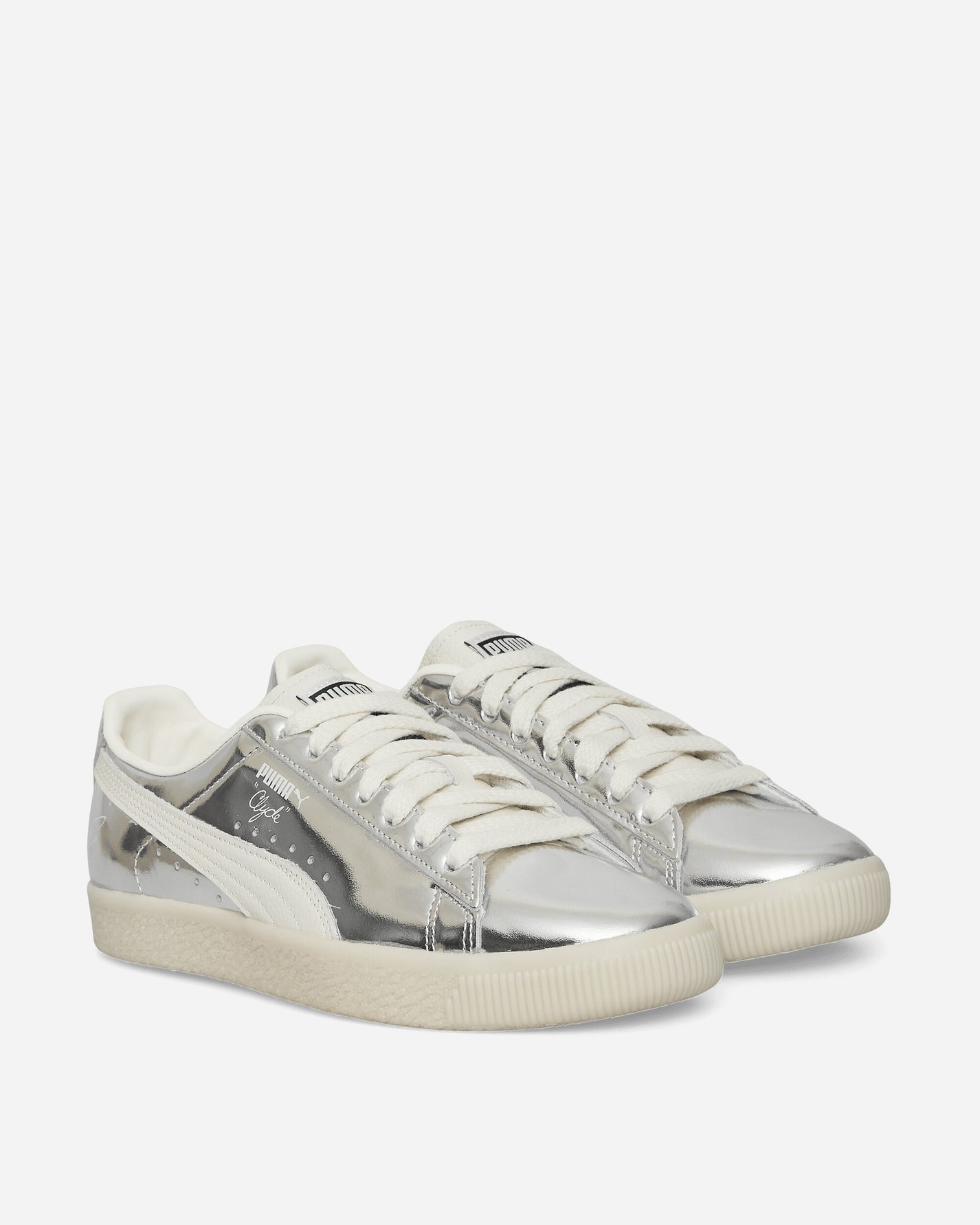 Puma Clyde 3024 Puma Silver/Warm White Sneakers Low 396488-01