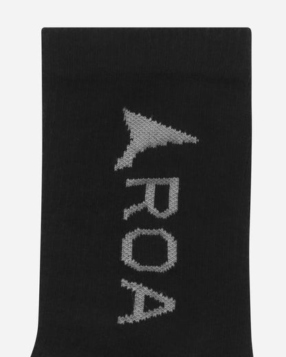 ROA Logo Socks Black Underwear Socks RBMW079YA04 BLK0001