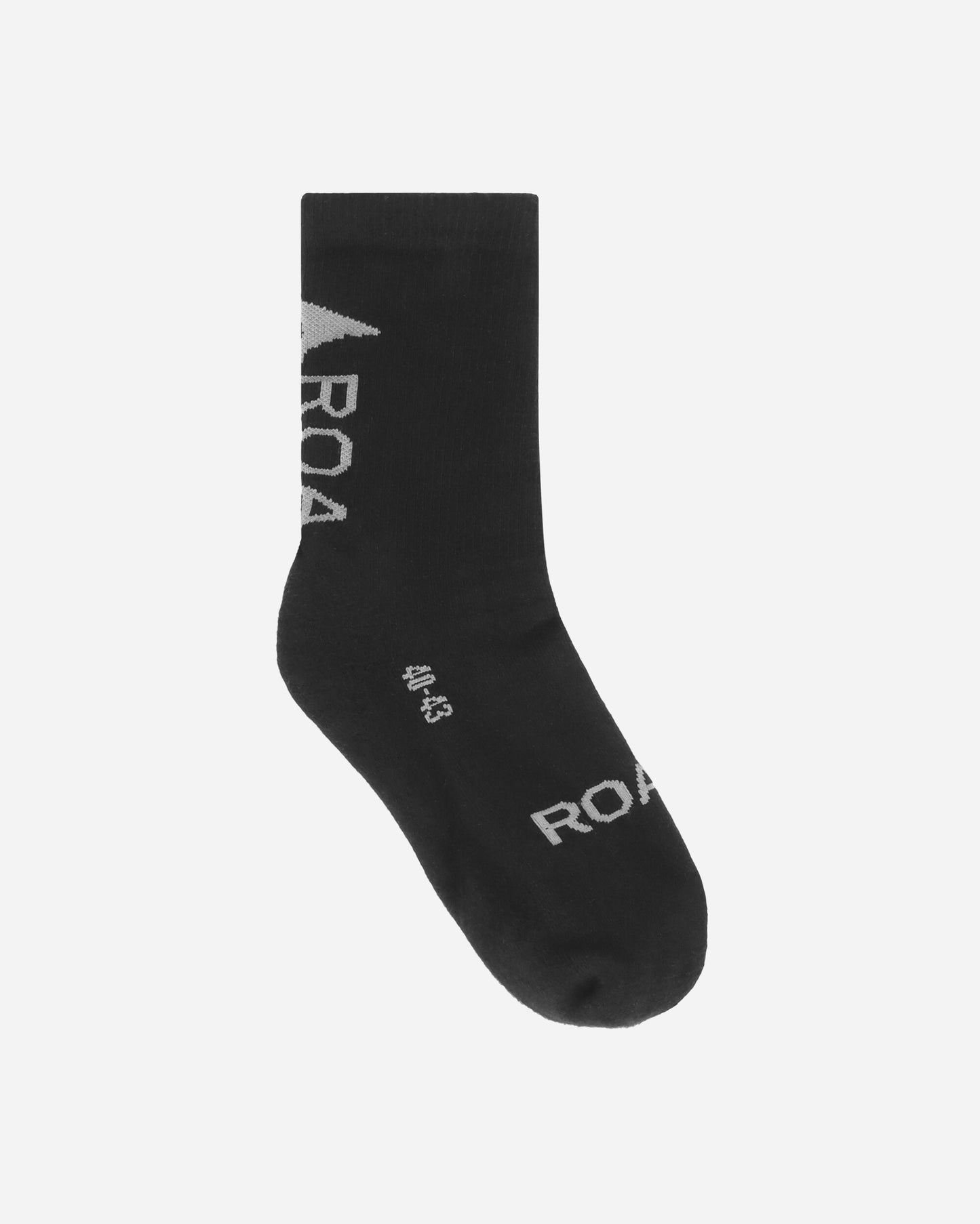 ROA Logo Socks Black Underwear Socks RBMW079YA04 BLK0001