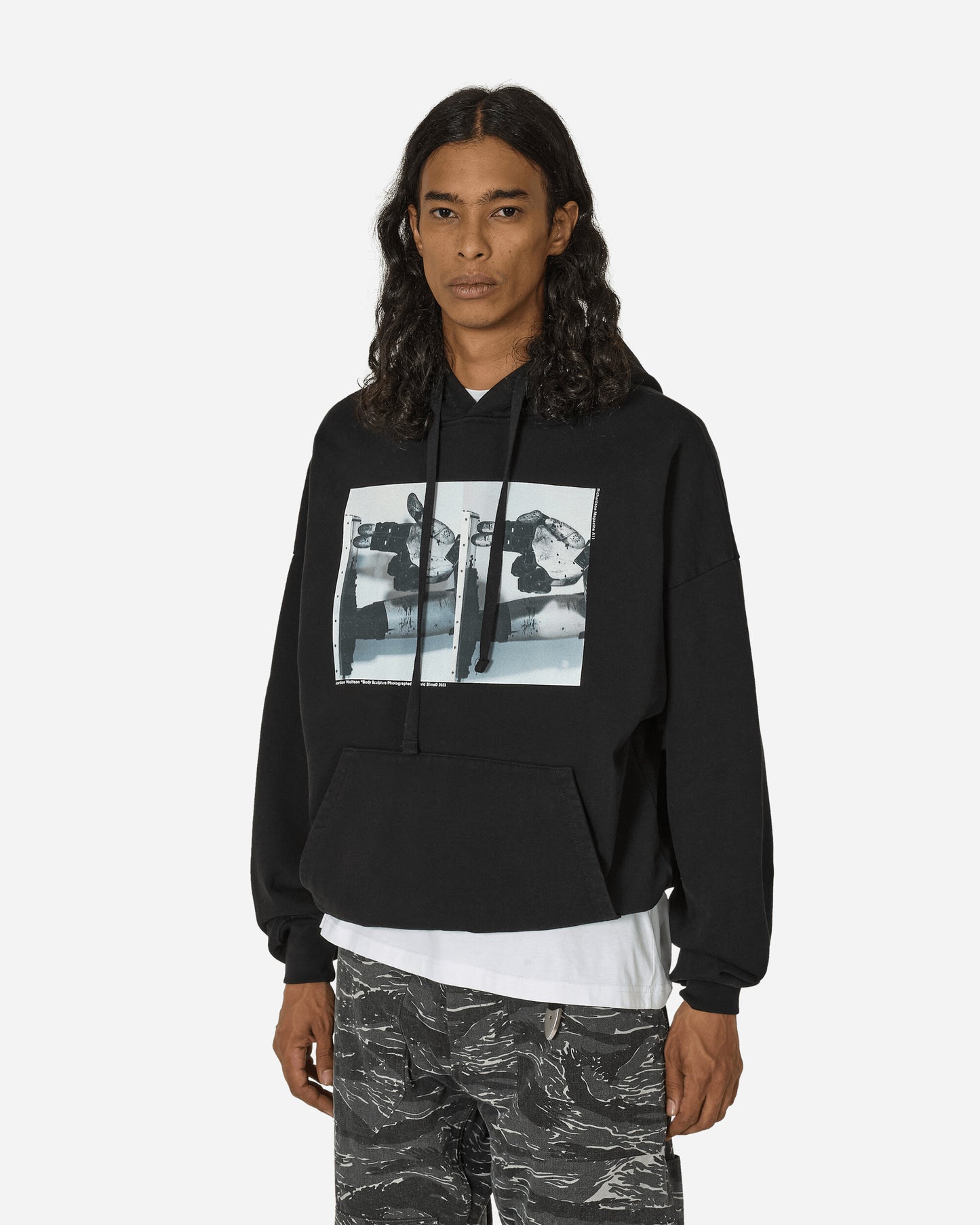 Richardson Jordan Wolfson X David Sims X Paul Mccarthy Hoodie Black Sweatshirts Hoodies SS240006 BLACK