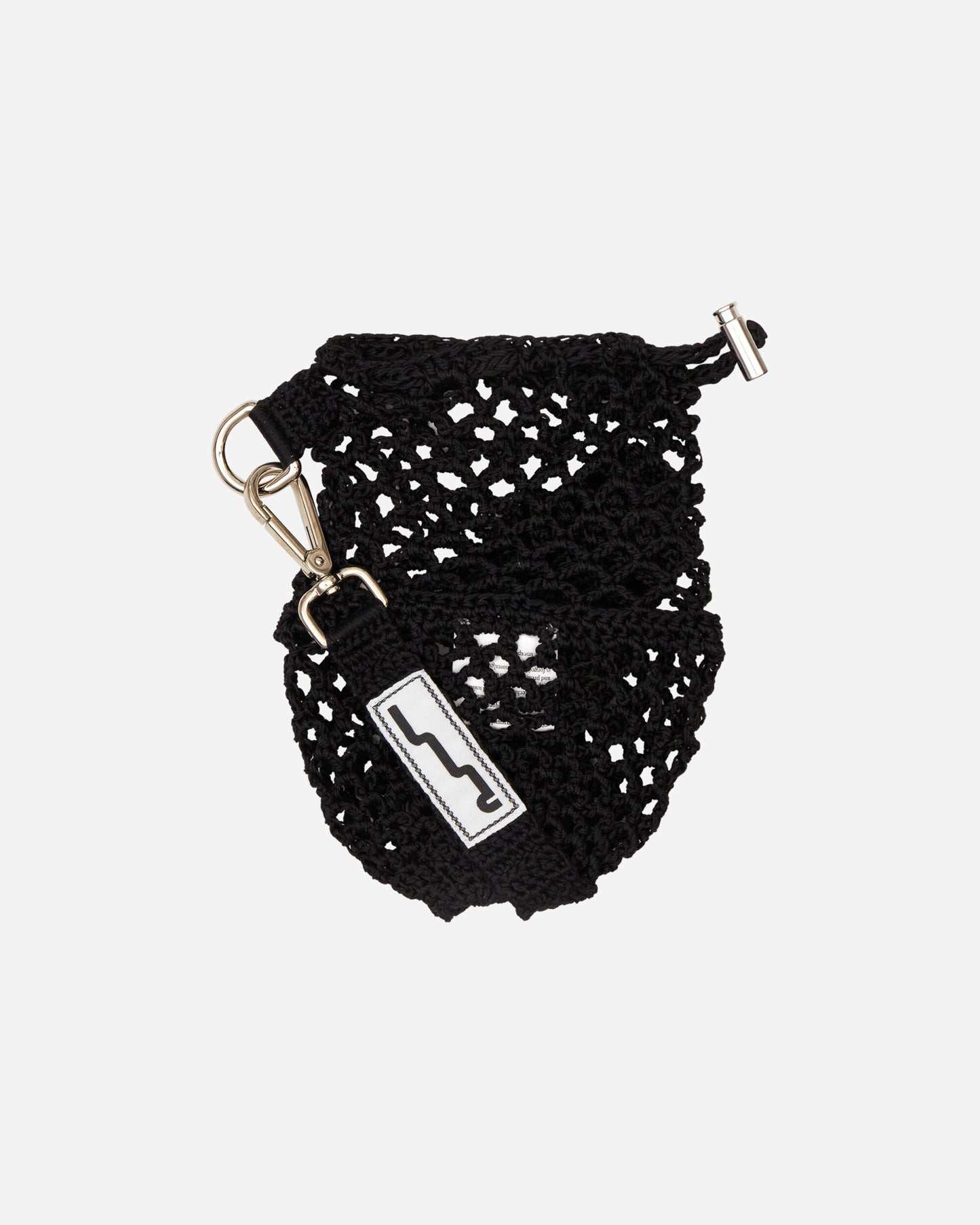 SSU Wmns Crochet Mesh Stitch Crossbody Bag Black Bags and Backpacks Shoulder Bags SSUCROSSBODYBAG BLACK