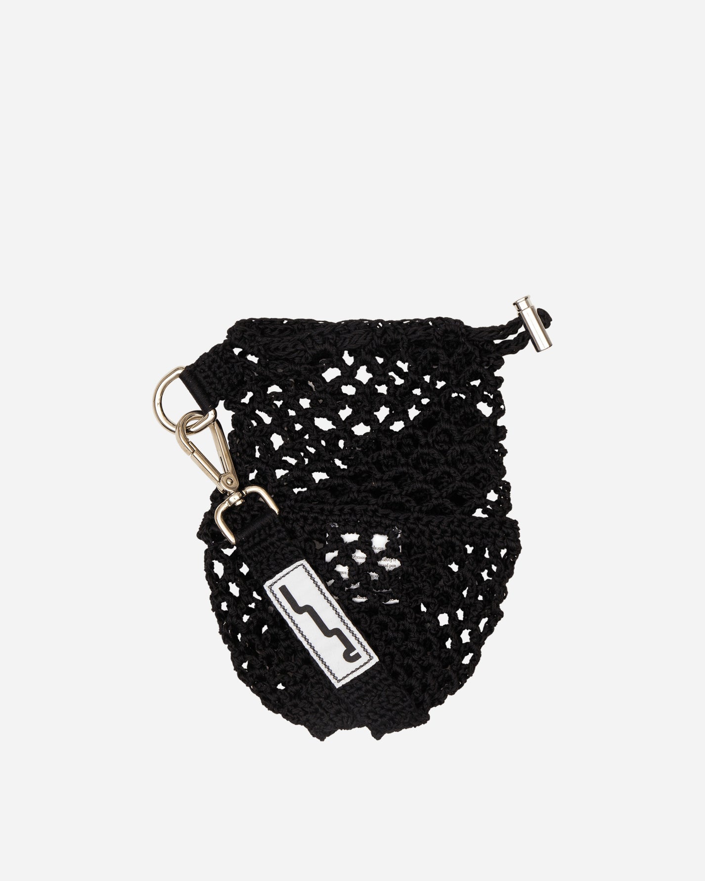 SSU Wmns Crochet Mesh Stitch Crossbody Bag Black Bags and Backpacks Shoulder Bags SSUCROSSBODYBAG BLACK