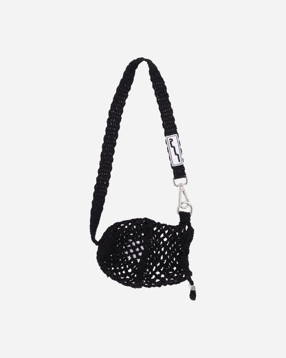 SSU Wmns Crochet Mesh Stitch Crossbody Bag Black Bags and Backpacks Shoulder Bags SSUCROSSBODYBAG BLACK