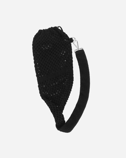 SSU Wmns Mesh Stitch Knitted Bag Black Bags and Backpacks Shoulder Bags SSU24HHOBOSACK BLACK