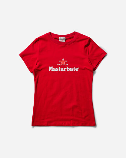 Salomé Poloudenny Salome Poloudenny X Slam Jam Masturbate T-Shirt Red T-Shirts Shortsleeve SPS24MASTURTBTEE 003