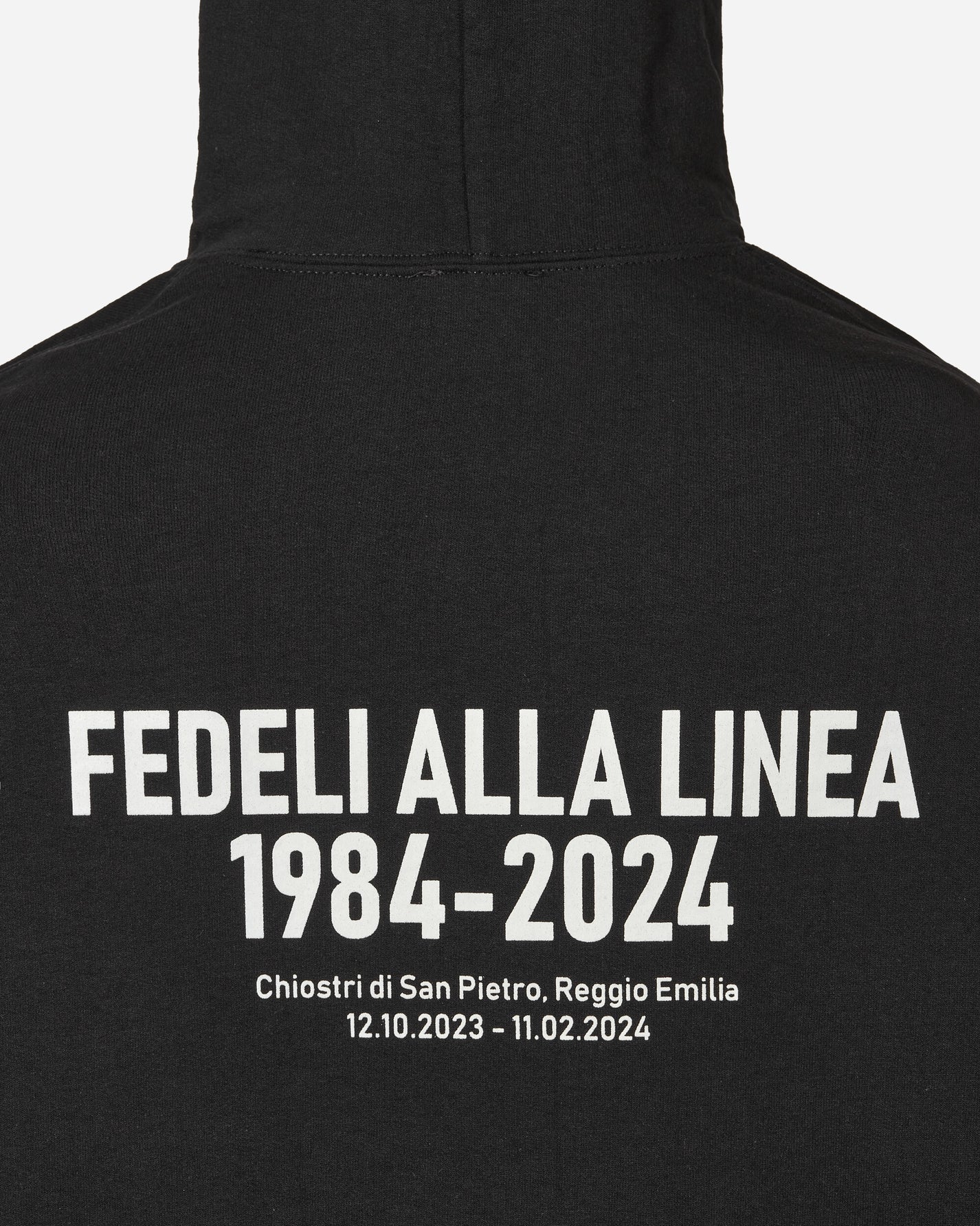 Slam Jam Fedeli Alla Linea 1984-2024 Hoodie Black Sweatshirts Hoodies BBMW035JY30 BLK0001