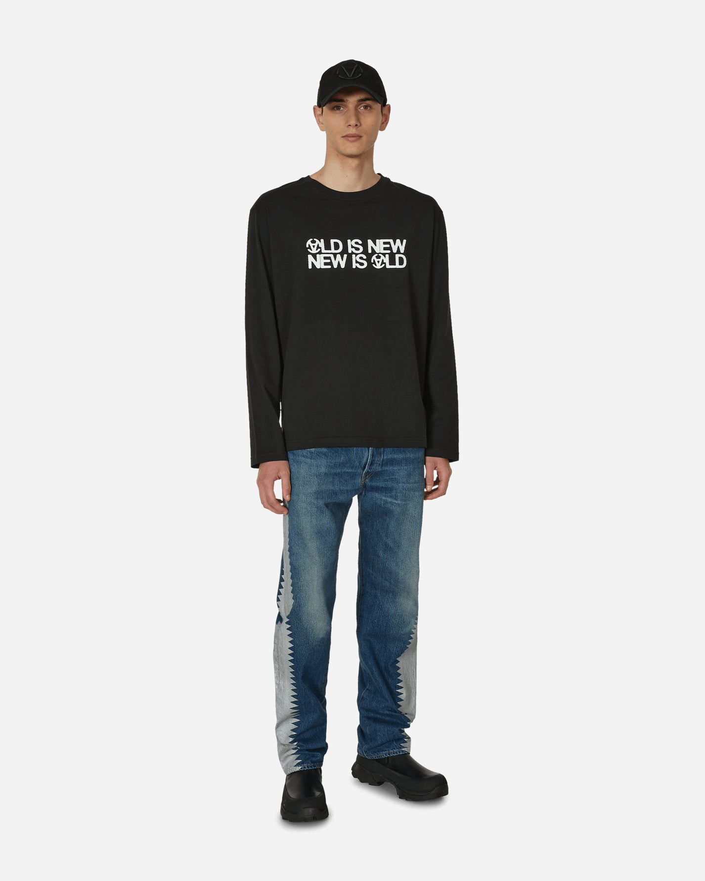 Slam Jam T-Shirt Grailed Black T-Shirts Longsleeve BBMW020FA01 BLK0001