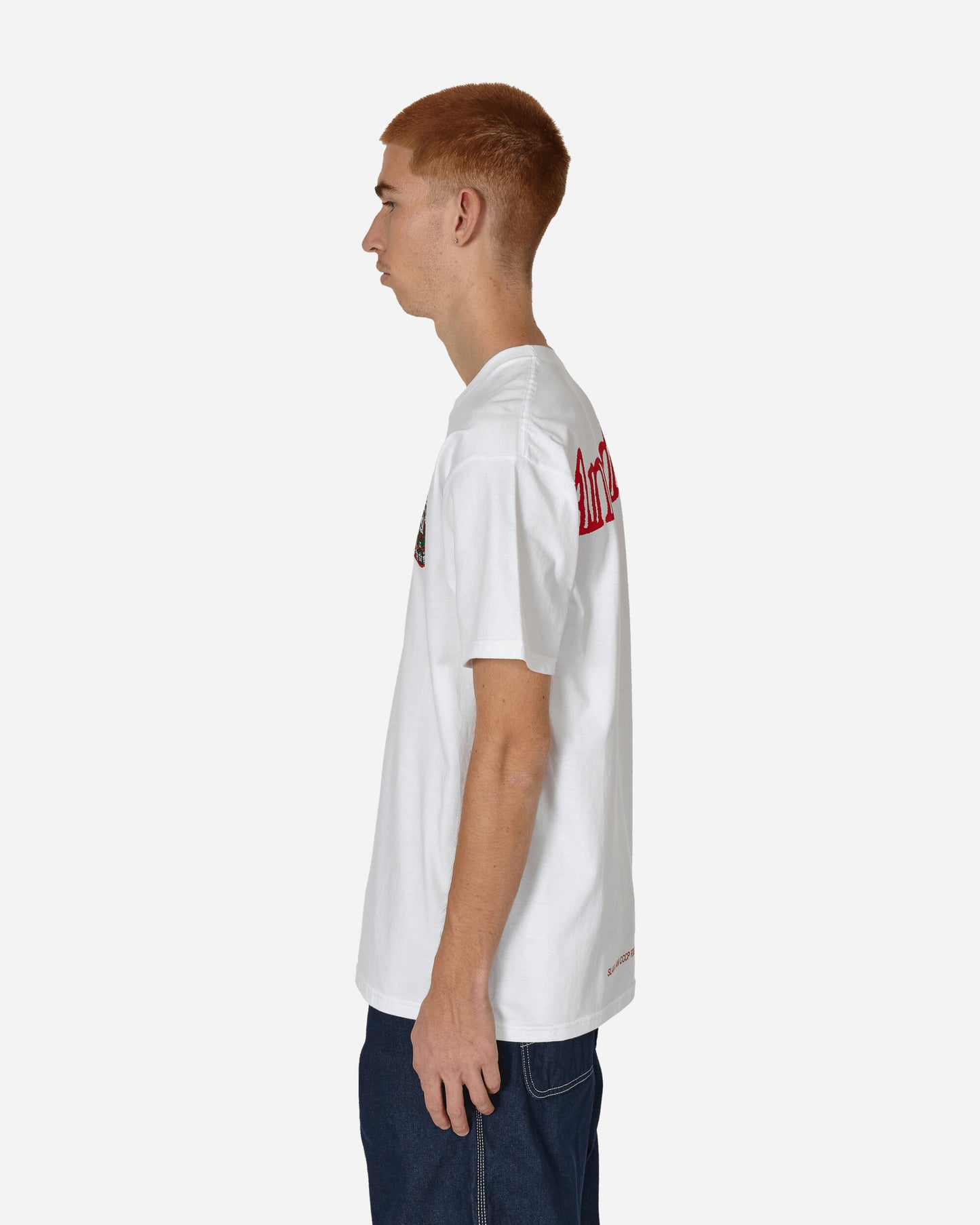 Slam Jam Amandoti Tee White T-Shirts Shortsleeve BBMW031JY26 WTH0001