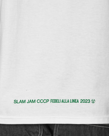 Slam Jam Io Sto Bene Io Sto Male Tee White T-Shirts Shortsleeve BBMW033JY28 WTH0001