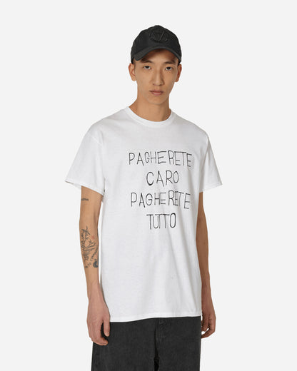 Slam Jam Pagherete Caro. Pagherete Tutto T-Shirt White T-Shirts Shortsleeve SJPAGHERETEE1 002