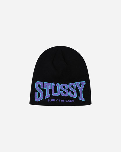Stüssy Burly Threads Skullcap Beanie Black Hats Beanies 1321206 0002