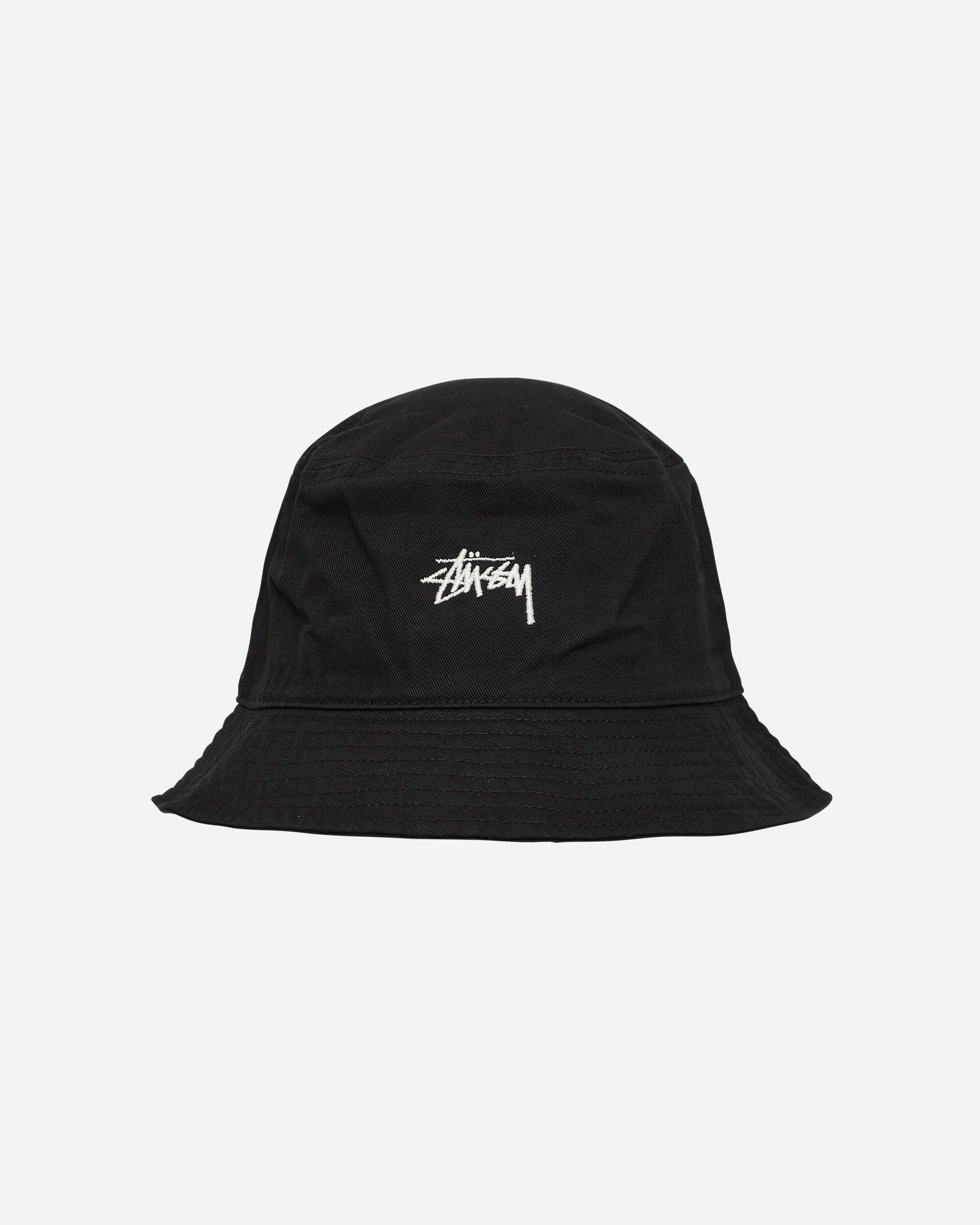 Stüssy Stock Bucket  Hat Black Hats Bucket 1321023SJ 0001