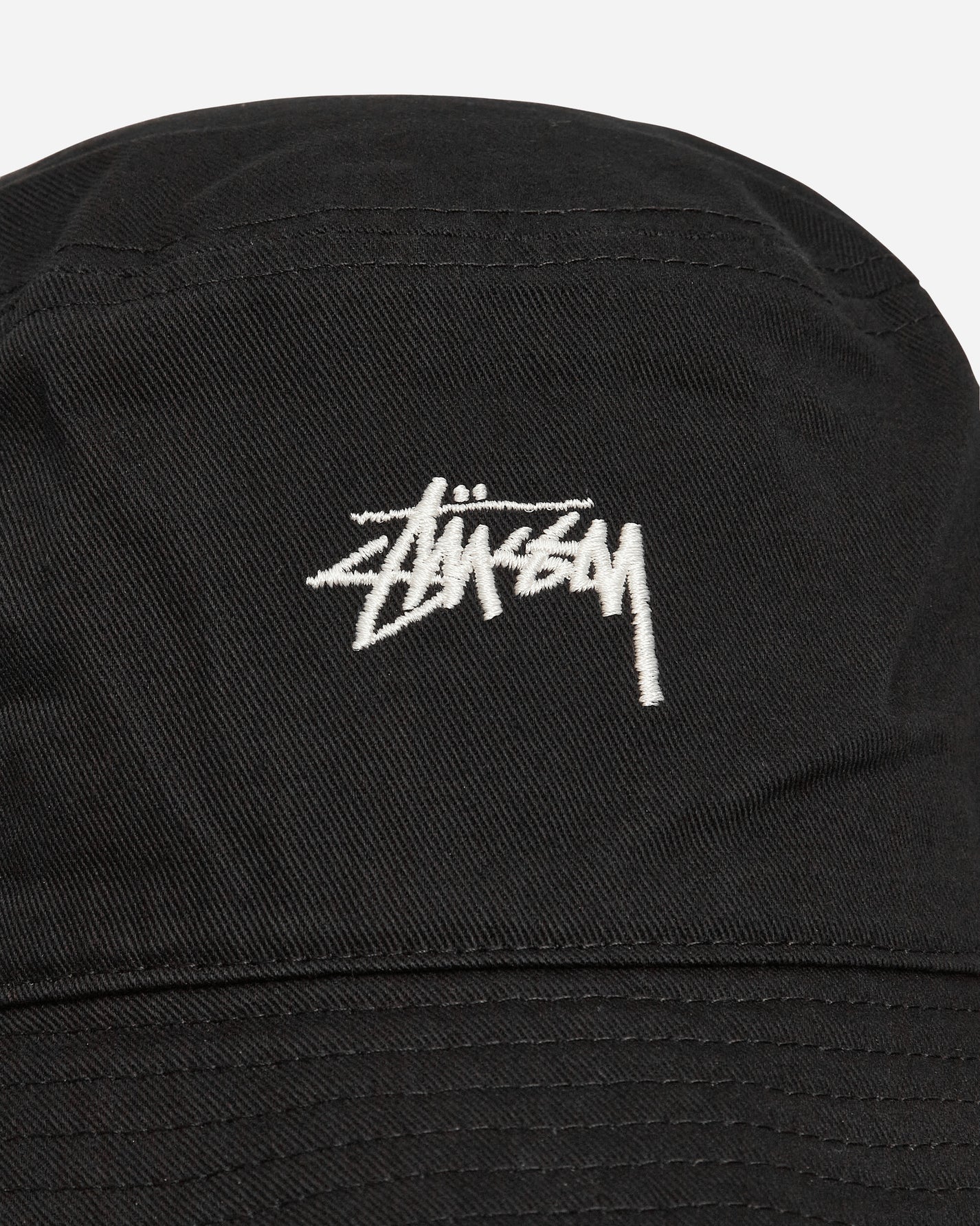 Stüssy Stock Bucket  Hat Black Hats Bucket 1321023SJ 0001