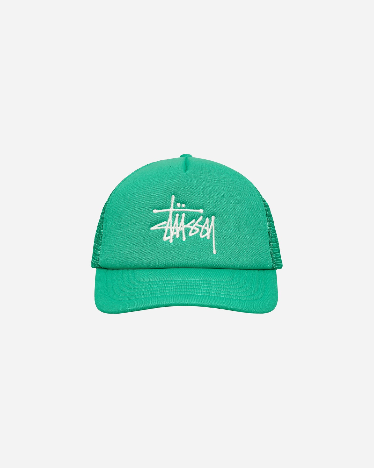 Stüssy Big Basic Trucker Cap Kelly Green Hats Caps 1311088 KELG