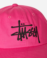 Stüssy Big Basic Vintage Cap Pink Hats Caps 1311144 0604