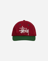 Stüssy Big Basic Vintage Cap Maroon Hats Caps 1311144 1017