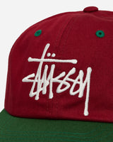 Stüssy Big Basic Vintage Cap Maroon Hats Caps 1311144 1017