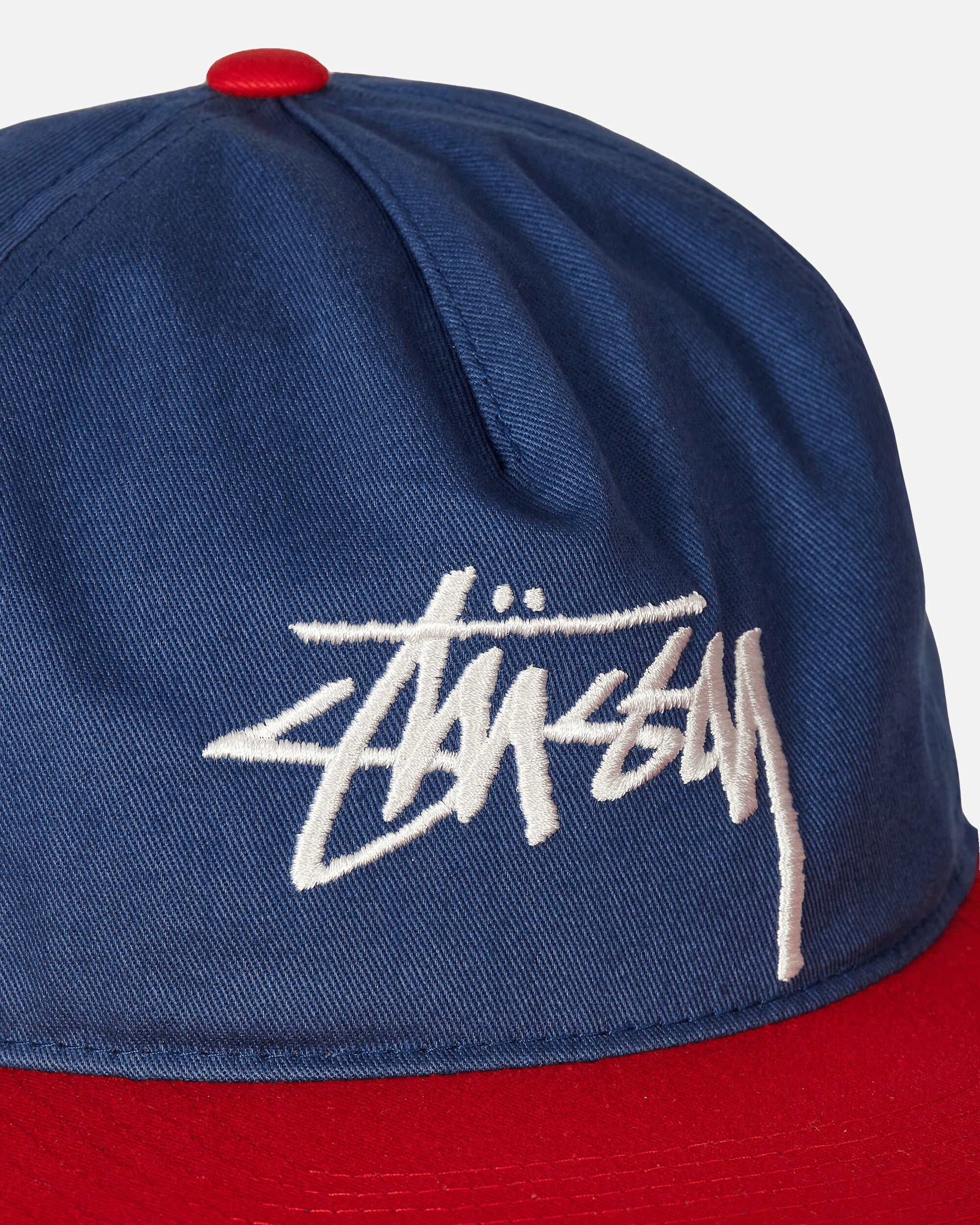 Stüssy Big Stock Cap Navy Hats Caps 1321211 0806