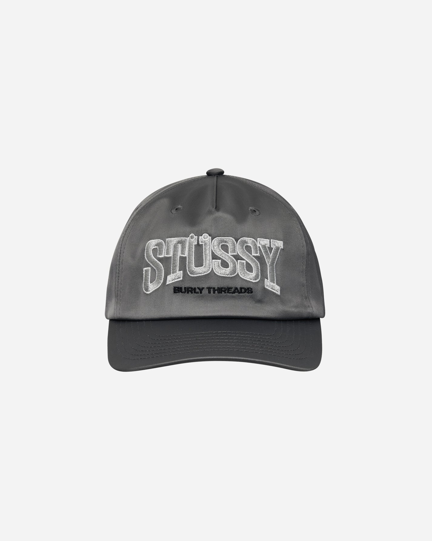 Stüssy Md Burly Threads Cap Grey Hats Caps 1311161SJ 0008