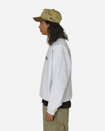 Stüssy Basic Stussy Crew Ash Heather Sweatshirts Crewneck 1915000SJ 0062