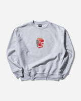 Stüssy Milk Crew Ash Heather Sweatshirts Crewneck 1915036 0062