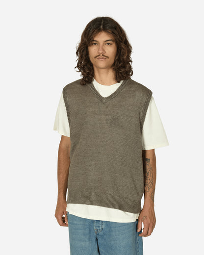 Stüssy Loose Knit Linen Vest Stone Knitwears Gilets 117234 1015