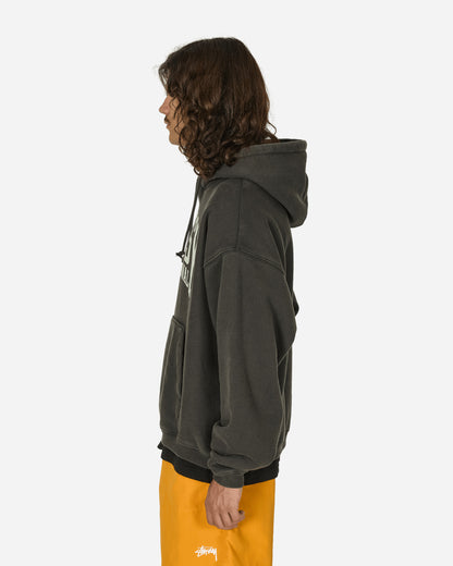 Stüssy Stussy Intl Relaxed Hood Washed Black Sweatshirts Hoodies 118550 0034