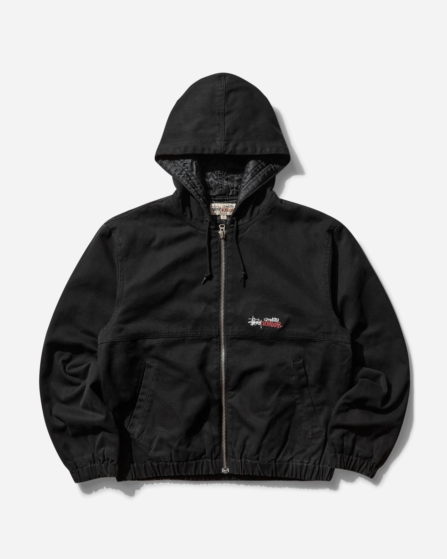 Stüssy Work Jacket Insulated Canvas Black Coats and Jackets Jackets 115716SJ 0001