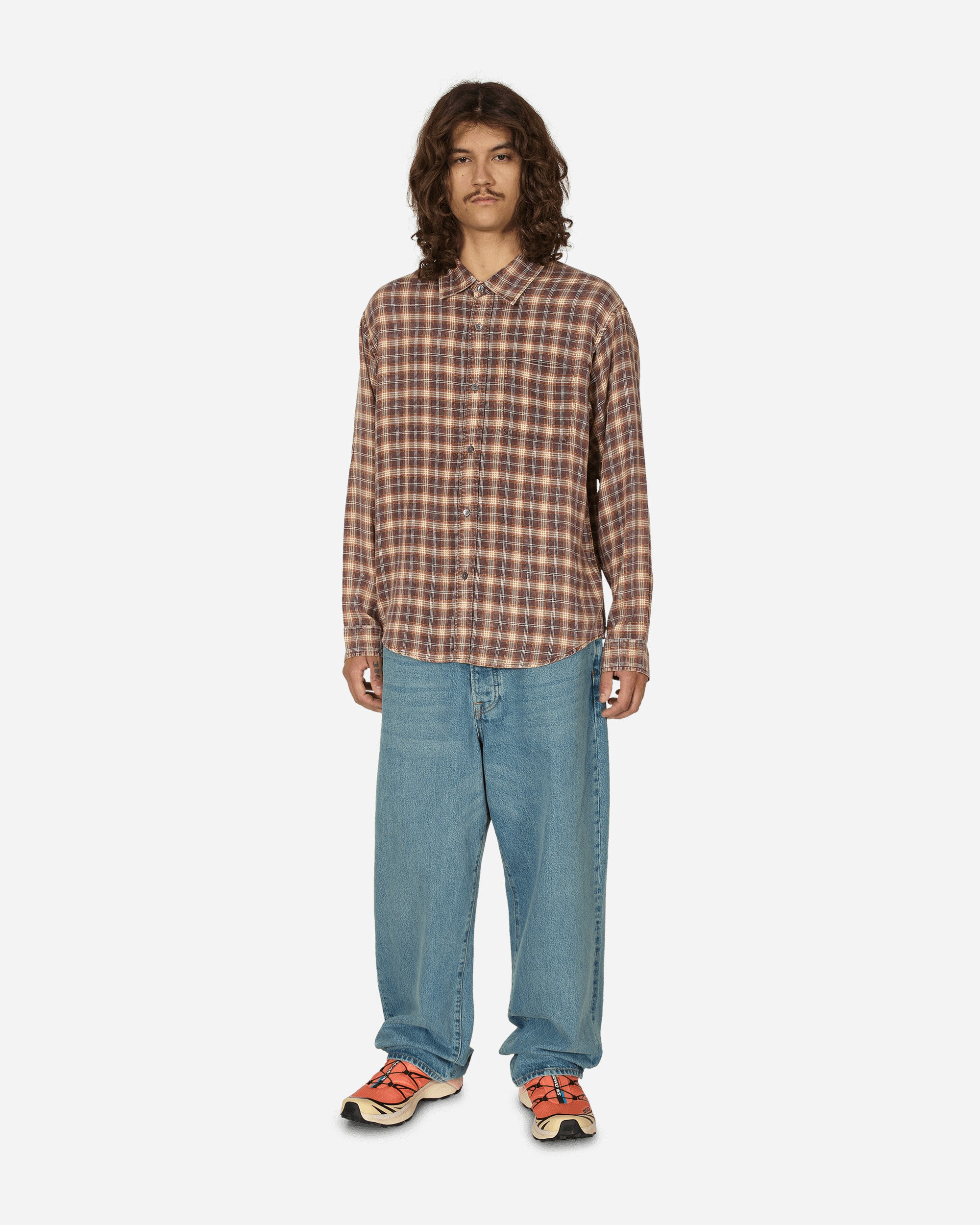 Stüssy Matthew Plaid Shirt Brick Shirts Longsleeve Shirt 1110328 0629