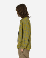 Stüssy Zip Shirt Twisted Yarn Plaid Green Shirts Overshirt 1110327 0401