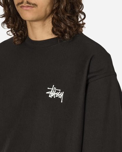 Stüssy Basic Stussy Crew Black T-Shirts Shortsleeve 1915000 0001