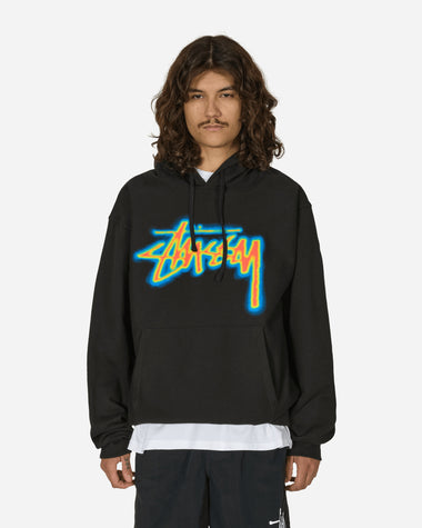 Stüssy Thermal Stock Hood Black T-Shirts Shortsleeve 1925023 0001